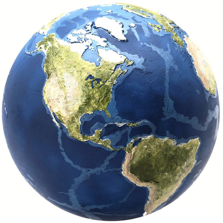 Wereldbol planeet globes met