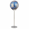 Staande moderne design wereldbol Apollo BLAUW