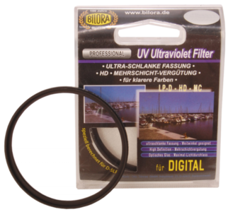 UV camera filter HDMC 72mm DLP