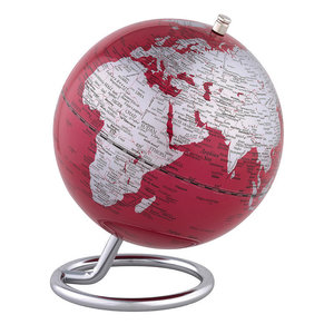 Troika Mini globe Galilei Rood 13.5cm