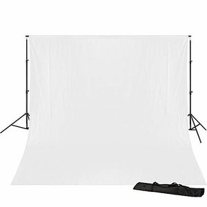 Studio Achtergrond Support BR-D23 + 3x4m doek wit