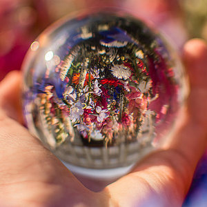 Bresser Clear Glass Photo Lensball 80 mm