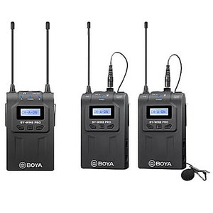 Boya  Pro-K2 UHF Duo Lavalier Microfoon Draadloos