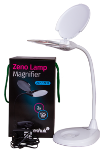 Levenhuk Zeno loep LED Lamp ZL7 wit 2x Ø125mm 