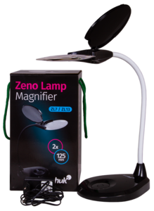 Levenhuk Zeno loep LED Lamp ZL7 zwart 2x Ø125mm 