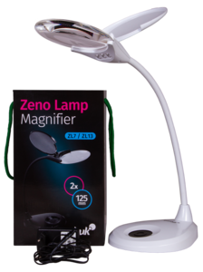 Levenhuk Zeno loep LED Lamp ZL13 2x Ø125mm wit
