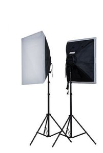 Falcon Eyes Continu Lichtset 2x40W incl. softbox