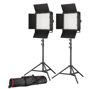 Bresser LED Foto-Video SET 2x LS-600 38W/5.600LUX