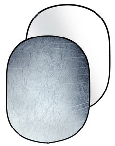 Bresser BR-TR8 Ovaal Reflectiescherm zilver/wit 60x90cm