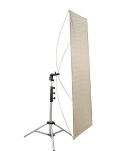 Falcon Eyes Reflector 2 in 1 Zilver/Wit 89x178 cm