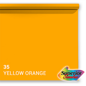 Yellow-Orange 35 papierrol 1.35 x 11m Superior