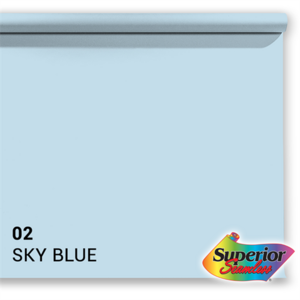 Sky Blue 02 papierrol 2.72 x 11m Superior