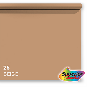 Beige 25 papierrol 2.72 x 11m Superior