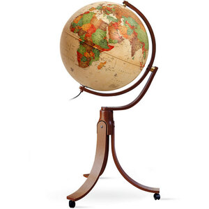 Räthgloben Staande wereldbol in antiek design