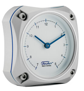 Fischer Cockpit Klok Zilver Editie