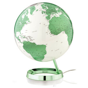 Design wereldbol Licht & Kleur Groen 30cm