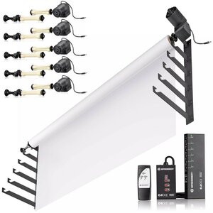 Bresser EBS-6 Elektrisch Achtergrondsysteem 6 Rollen