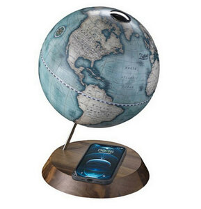 Wereldbol Bridge Indigo 22cm met laadfunctie