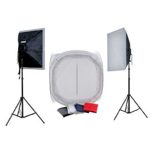 Productfotografie fotostudio lichttent set 75x75cm 1600W
