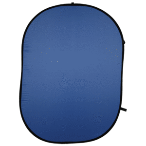Opvouwbare Achtergrond Chromakey Blauw 150x200 cm