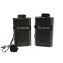 Boya 2.4 GHz Duo Lavalier Microfoon Draadloos Pro-K1