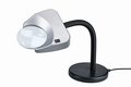 Schweizer-loep LED TABLE FOOT 2700K 2x/3X Ø120/31.5m - bifocaal - biconvex