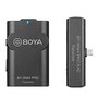 Boya 2.4 GHz Duo Lavalier Microfoon Draadloos Pro-K3 voor iOS