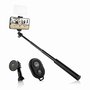 MOJOGEAR superstevige selfiestick bluetooth afstandsbediening KIT