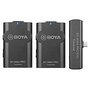 Boya 2.4 GHz Duo Lavalier Microfoon Draadloos Pro-K6 voor iOS