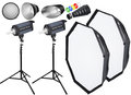 Studio Flitsset Digitaal CD-400 2x400watt Actiepakket 1