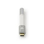 USB 2.0 | USB-C™ Male | 3,5 mm Female | 0.08 m | Rond | Verguld 