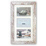 Zep Fotolijst V23136 Nelson 6 3Q White Wash voor 3 foto's van 13x18cm