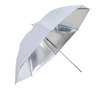 ​​​​​​​Linkstar Flitsparaplu PUK-84SW Zilver/Wit 100 cm (Omkeerbaar)