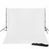 Studio Achtergrond Support BR-D23 + 3x4m doek wit