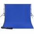 Studio Achtergrond Support D-24 + 2.5x3m Chromakey doek blauw  