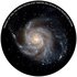 Omegon Dia voor de Star Theater Pro met motief "Messier 101"