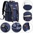 KF Consept Camera Rugzak KF13.087 Blauw 29x18x43cm