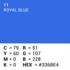 Superior Achtergrondpapier Royal Blue Chroma Key 2.72 x 11m
