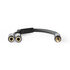 Proficold Stereo-Audiokabel 3,5 mm Male naar 2x 3,5 mm Female 0.20 m