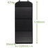 BRESSER Mobiele zonnelader 90 watt met USB- en DC-aansluiting