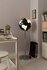 Staande moderne design wereldbol Sojus Light Zwart