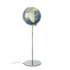 Staande moderne design wereldbol Sojus Light Blue