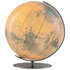 Verlichte mars globe van acryl, Ø 40 cm, handgemaakt, roestvrij staal.