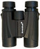 Levenhuk Karma 8x32 verrekijker: robuuste zwarte behuizing beschermt hoogwaardige, volledig multi-coated optiek tegen vochtscha