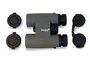 Levenhuk Karma PLUS 10x32 verrekijker: oculair en objectieve lenskapjes van dik rubber zijn inbegrepen in de kit.