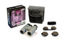 Levenhuk Karma PLUS 12x32 verrekijker: de kit bevat een compacte dakprisma verrekijker, oculair en objectieve lenskapjes, riem,