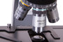 Levenhuk 740T Trinocular Microscoop: draaibare neusstuk met 4 objectieven: 4x, 10x, 40x, 40x en 100x (olie)