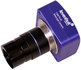 Levenhuk T300 PLUS Digital Camera: kwaliteitsmetalen behuizing in een ongebruikelijke paarse kleur